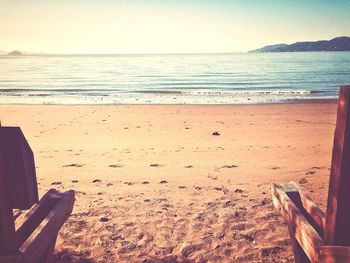 Scenic view of beach