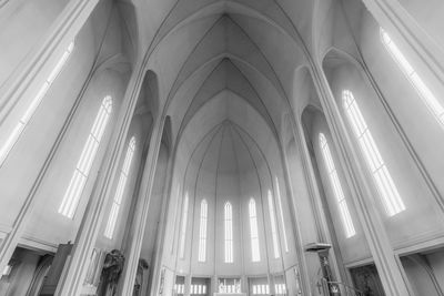 Low angle view of ceiling of building