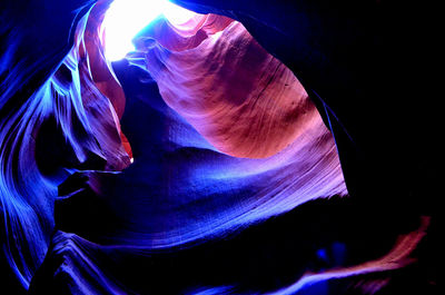 Close-up of rock formation