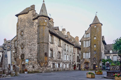 View of historic building against sky. 