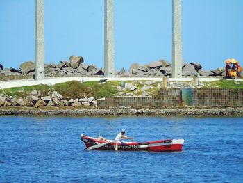 Boat in sea