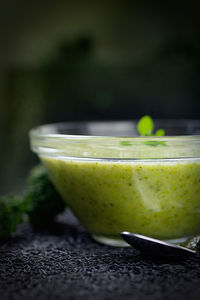 Close-up of drink on table
