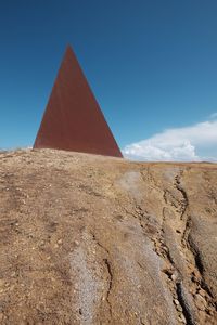 View of desert against sky