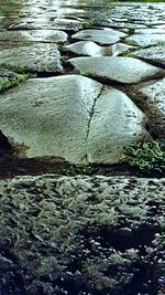 Rocks in sea