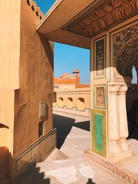 View of historic building against sky