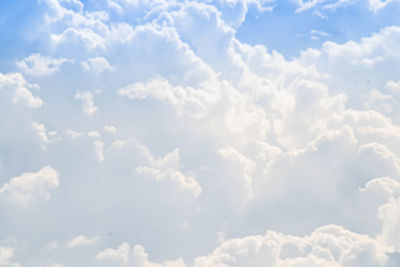 Low angle view of clouds in sky