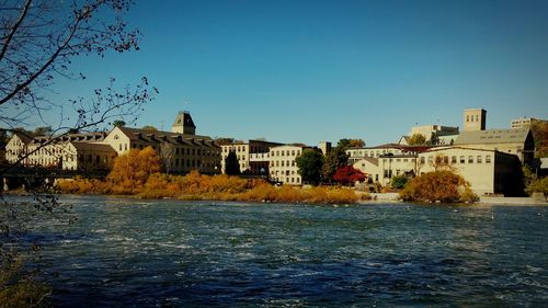 River with buildings in background