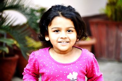 Portrait of a smiling girl