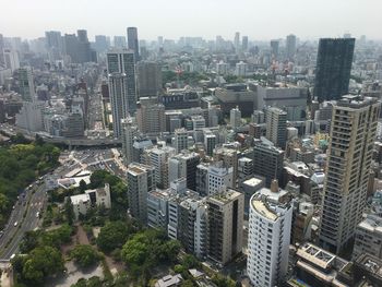 Aerial view of cityscape
