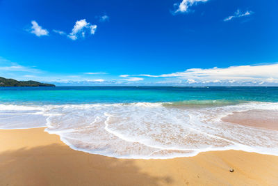 Scenic view of beach