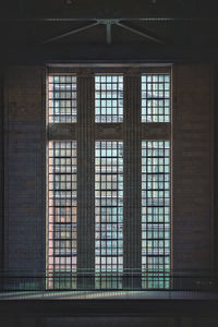 Low angle view of skylight