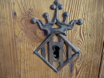 Full frame shot of wooden door