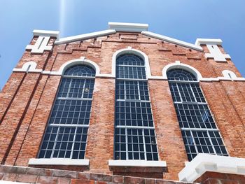 Low angle view of building against sky