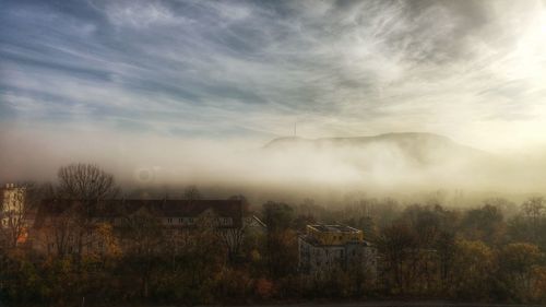 Scenic view of landscape against sky