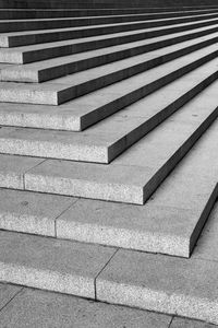 High angle view of staircase