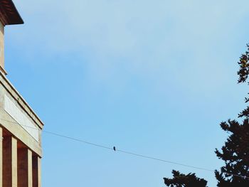 Low angle view of building against clear sky