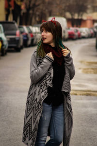 Full length of young woman