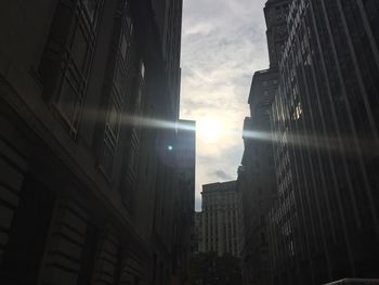 Low angle view of building against sky