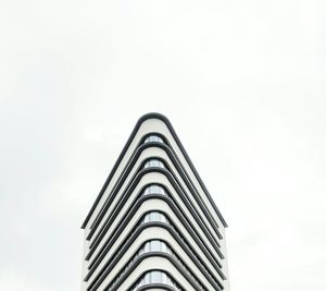 Low angle view of building against sky