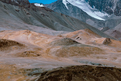 Scenic view of landscape and mountains