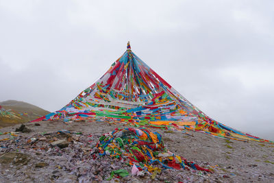 Multi colored temple