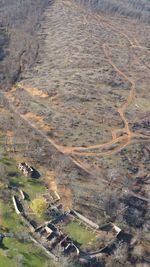 High angle view of landscape