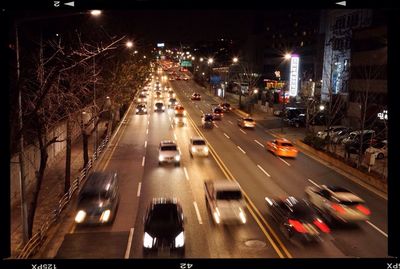 City street at night