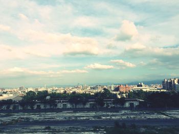 View of cityscape against sky