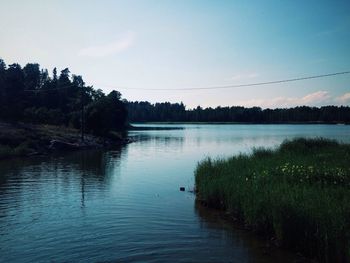 Scenic view of calm sea