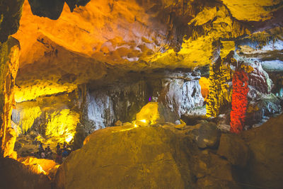 Full frame shot of yellow water