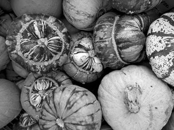 Full frame shot of bread for sale in market