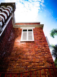 Low angle view of building against sky