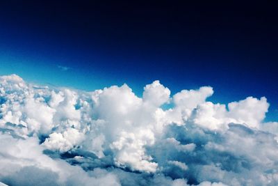 Low angle view of cloudy sky