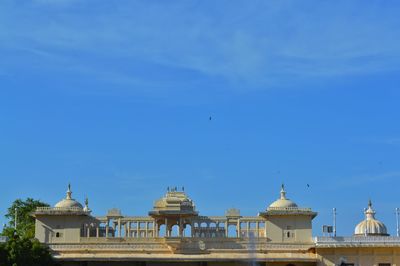 View of building against blue sky