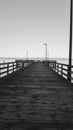 Pier on sea