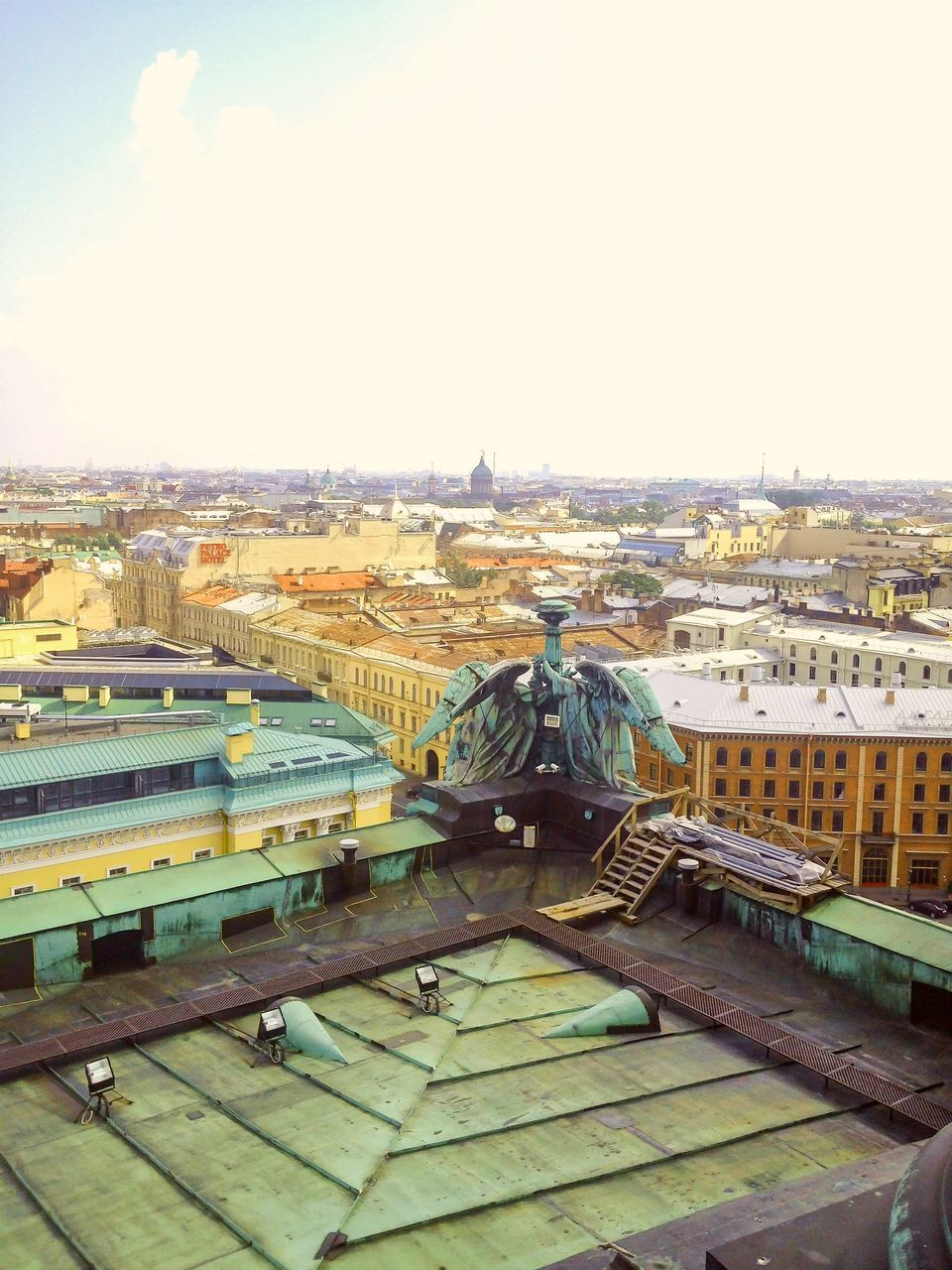 AERIAL VIEW OF BRIDGE OVER RIVER