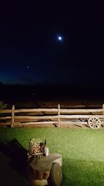 Scenic view of moon at night