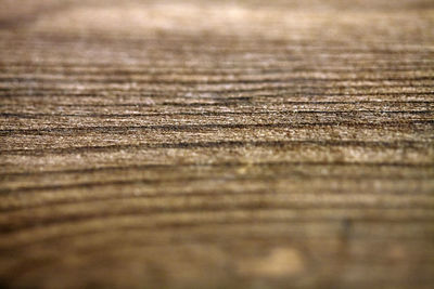 Surface level of wooden plank