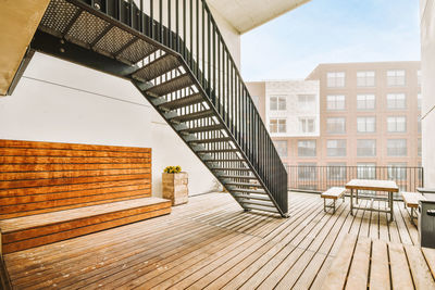 Low angle view of staircase