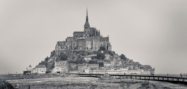 View of cathedral against clear sky