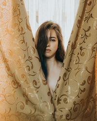 Portrait of beautiful woman