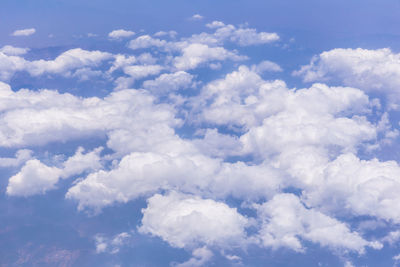 Low angle view of clouds in sky