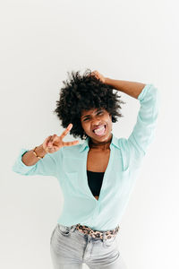 Portrait of a smiling young woman