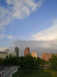 City buildings against sky