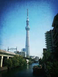 City skyline against sky