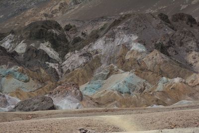 Aerial view of desert