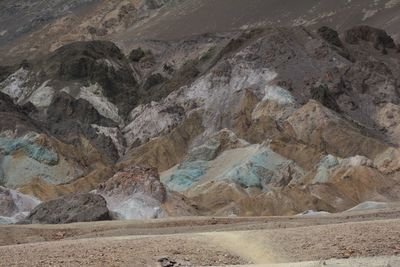 Aerial view of desert