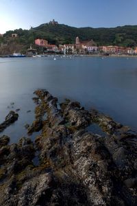 Scenic view of calm sea against sky