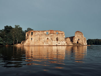 View of fort against the sky