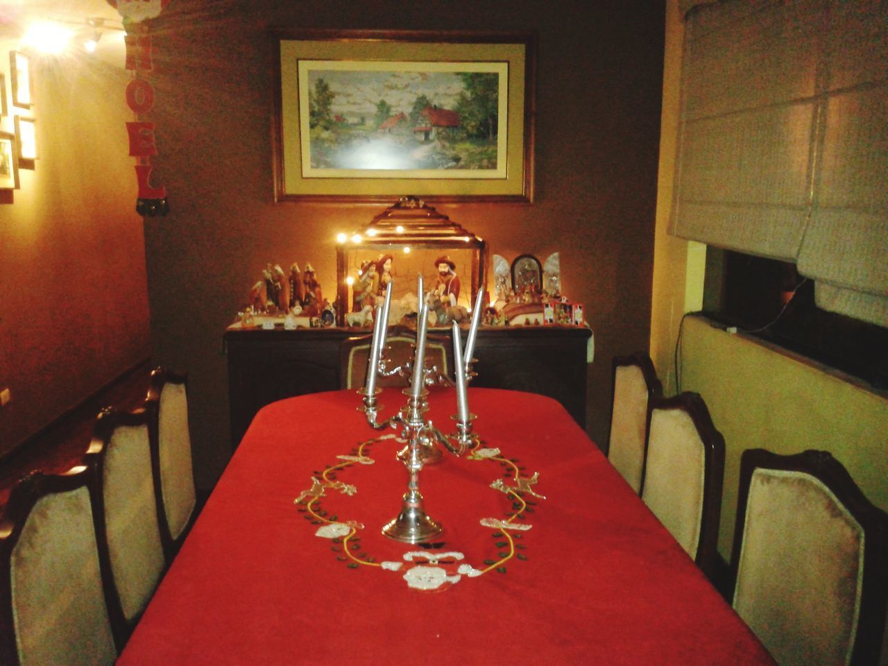 TABLE AND CHAIRS AT HOME